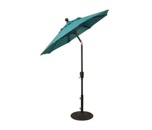 6ft Outdoor Patio Umbrella with Tilt Function, Compact Market Umbrella