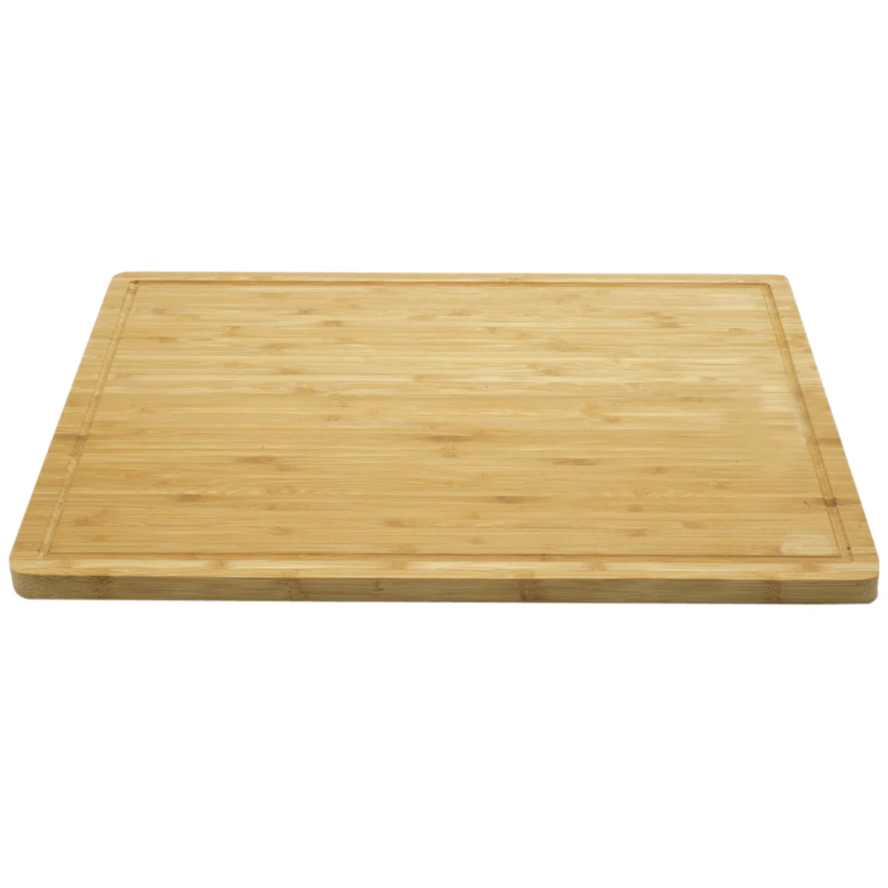 Kitchen Chopping Board Bamboo Large with Juice Groove, Eco-Friendly Prep Surface