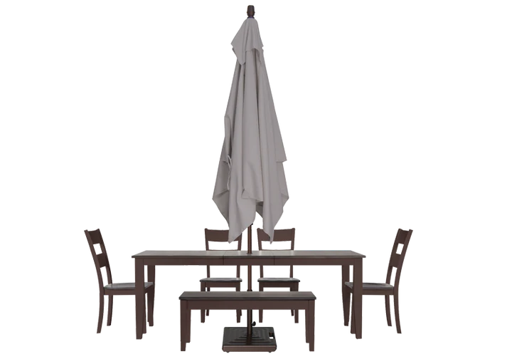 Outdoor Patio Umbrella Rectangular Aluminum Black 11ft x 8ft with Crank Lift, Market Umbrella